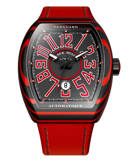 Buy Franck Muller Vanguard Wave Replica Watch for sale Cheap Price V 41 SC DT WAVE GFNRRG (NR) - Red